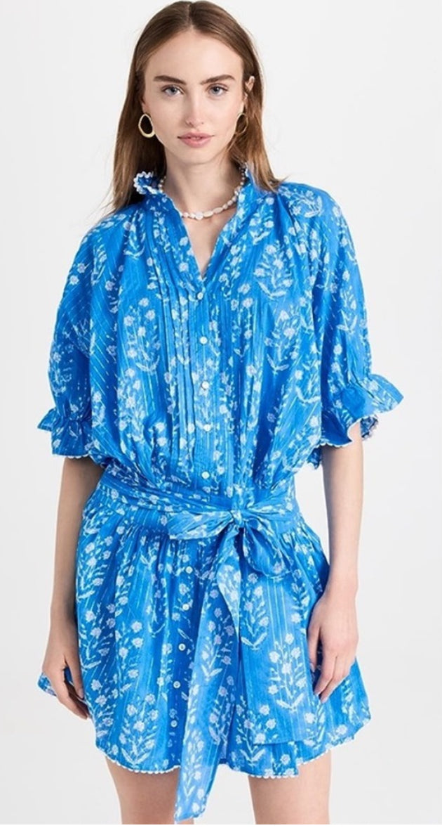 Juliet Dunn Blouson Mini Dress size 3 (8/10)