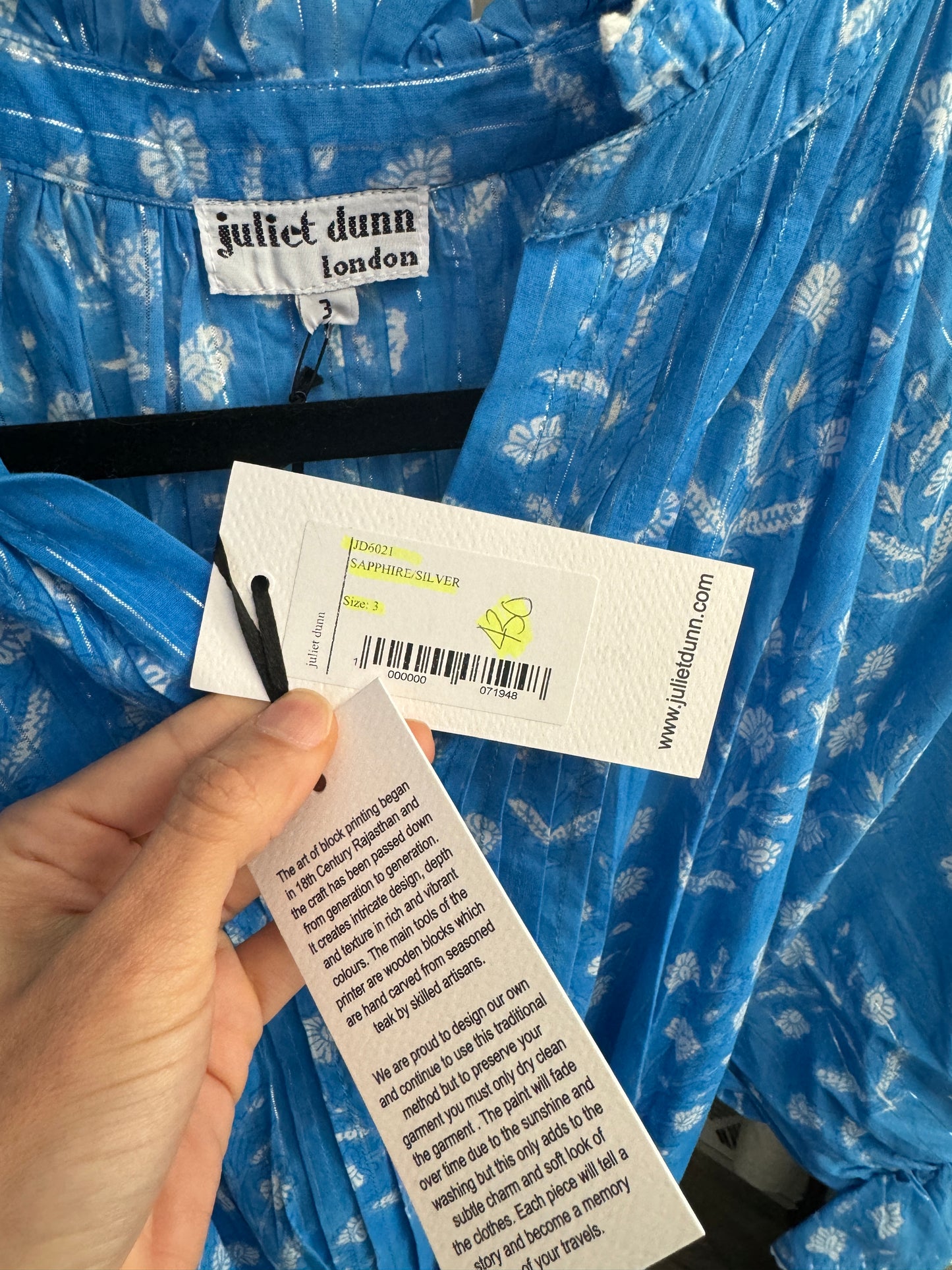 Juliet Dunn Blouson Mini Dress size 3 (8/10)