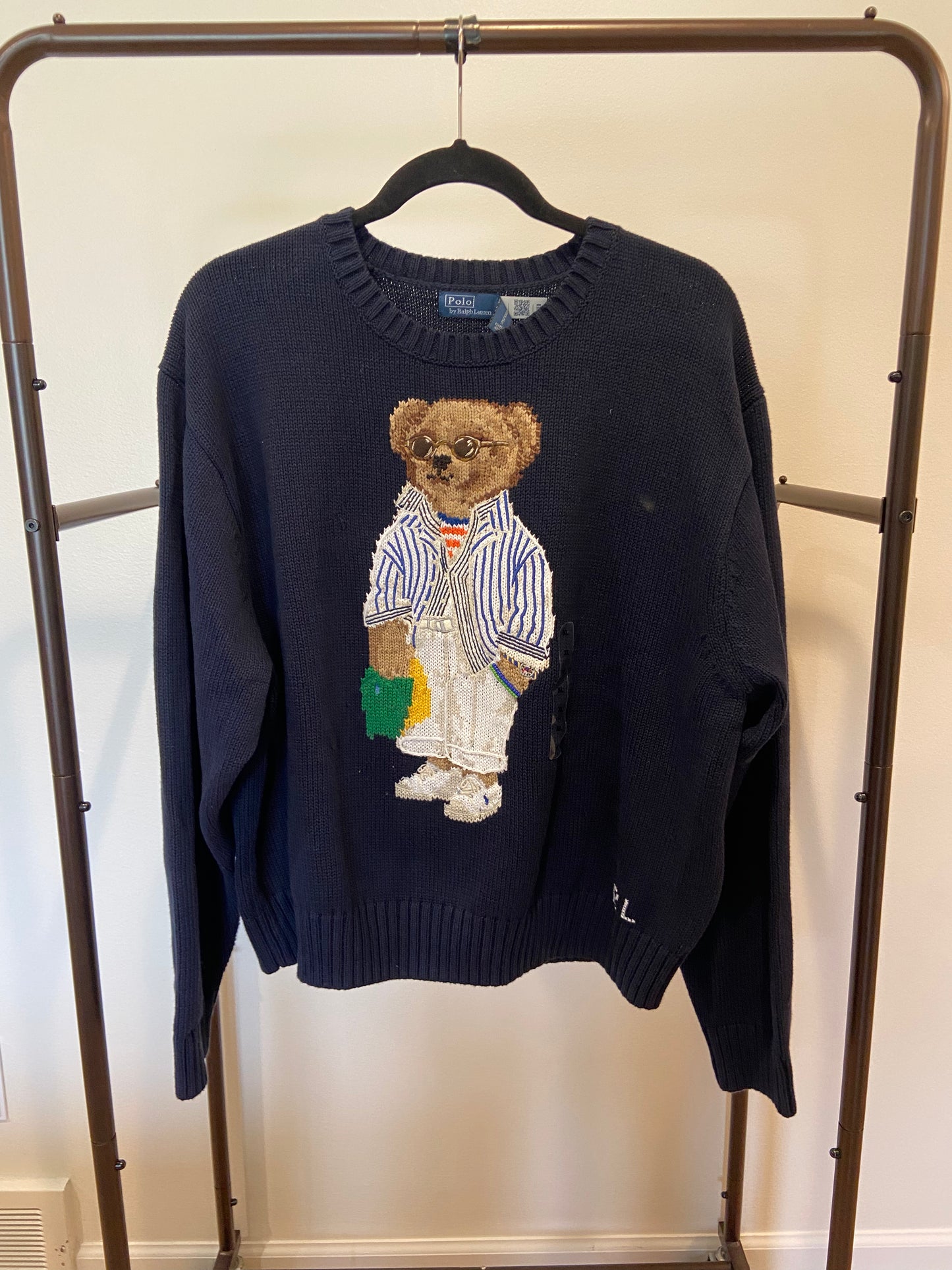 Polo Ralph Lauren Polo Bear Cotton Crewneck Sweater size XL