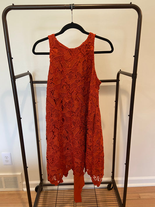 Mestiza  Luli Halter Lace Mini Dress size S