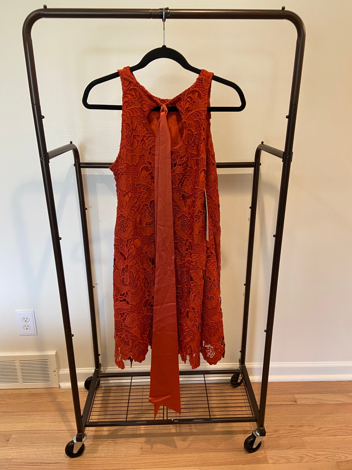 Mestiza  Luli Halter Lace Mini Dress size S