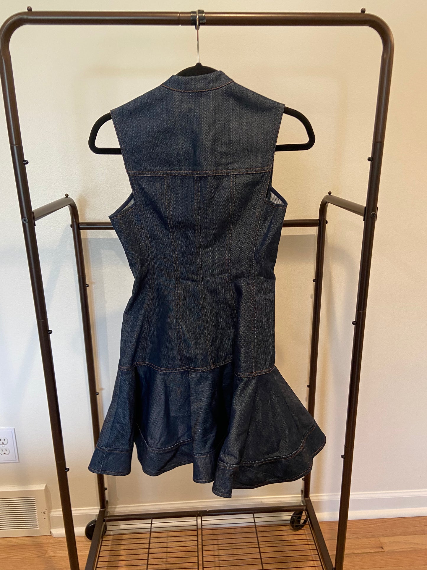 Alexis Taylin Front Zip Denim Dress size XS