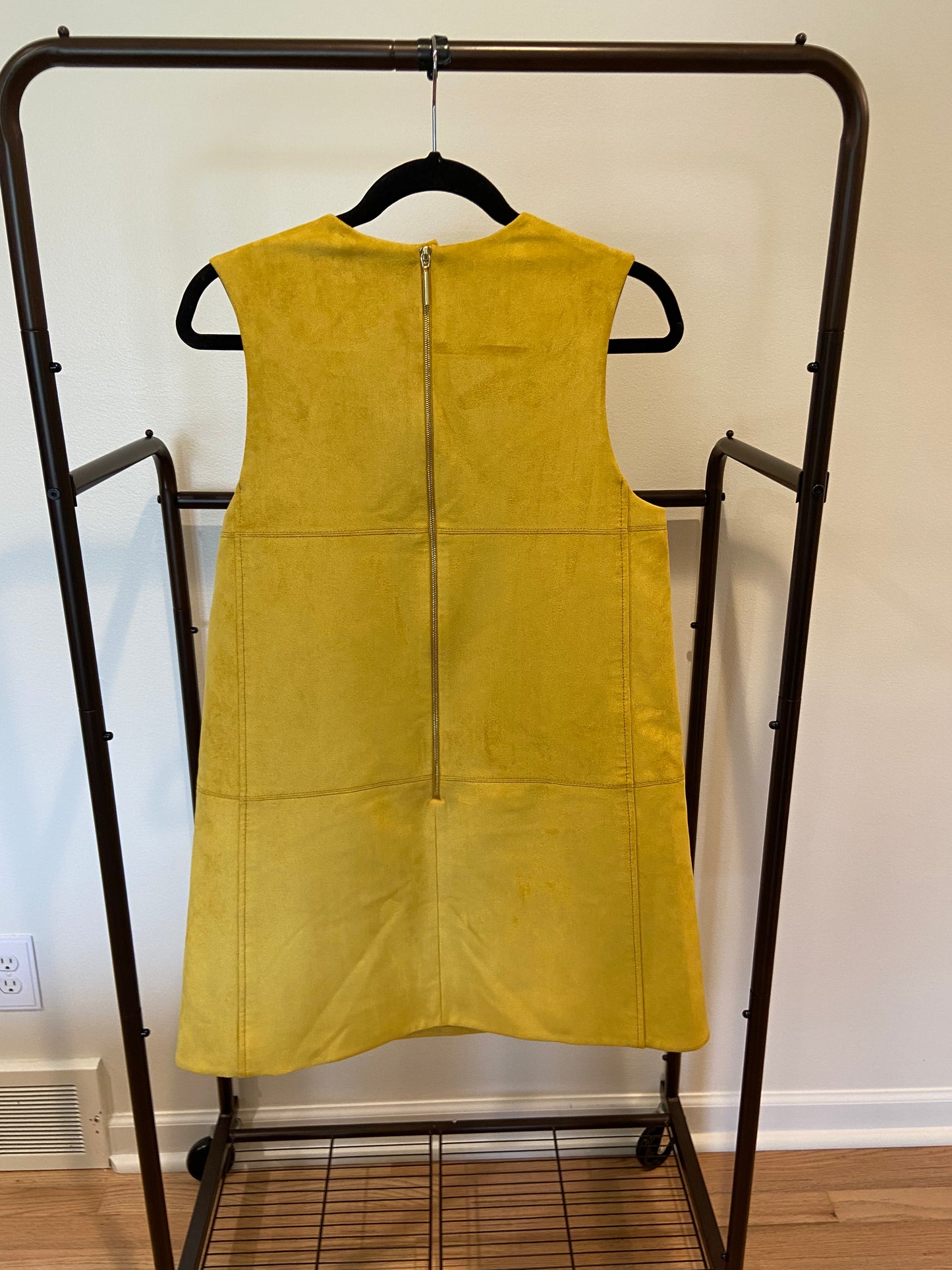 Alexis Dakota Dress Citrine Suede size M