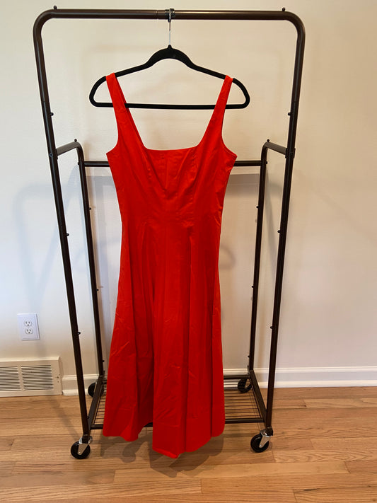 Staud Wells Dress in Red size 4