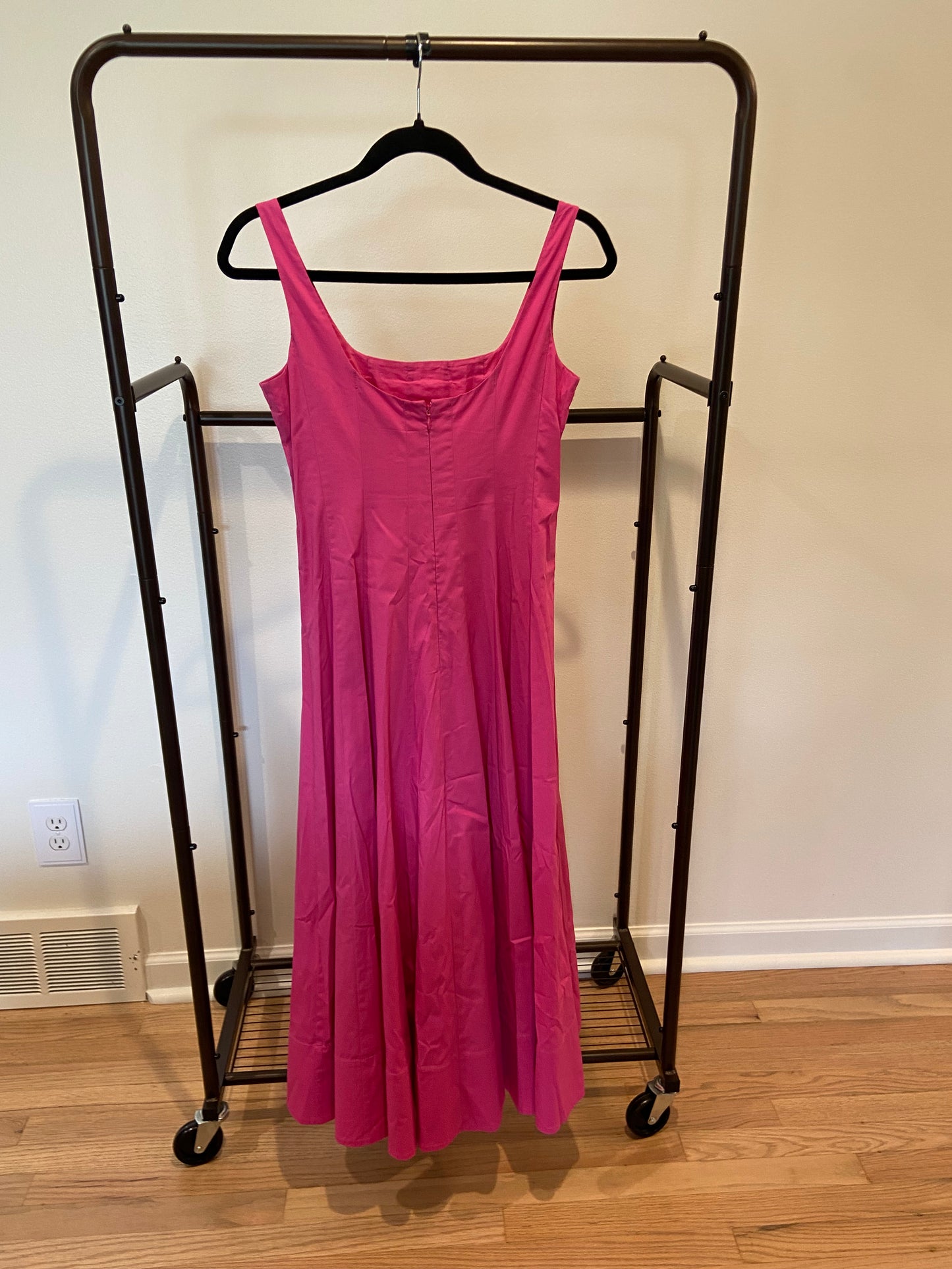 Staud Wells Dress in Pink Peony size 2