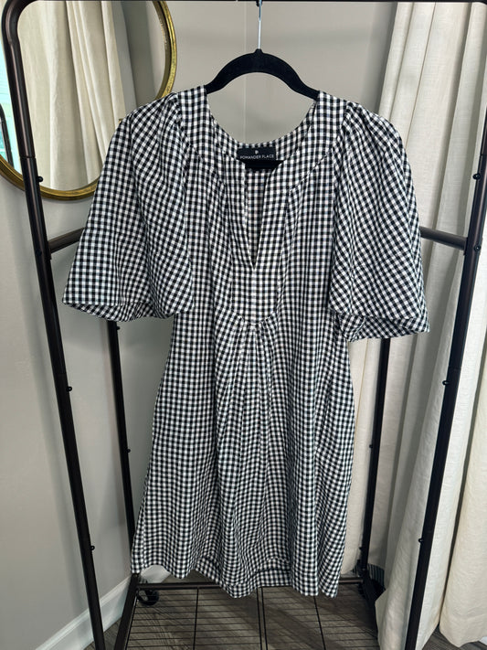 Pomander Place Gingham Finley Mini Dress size XS