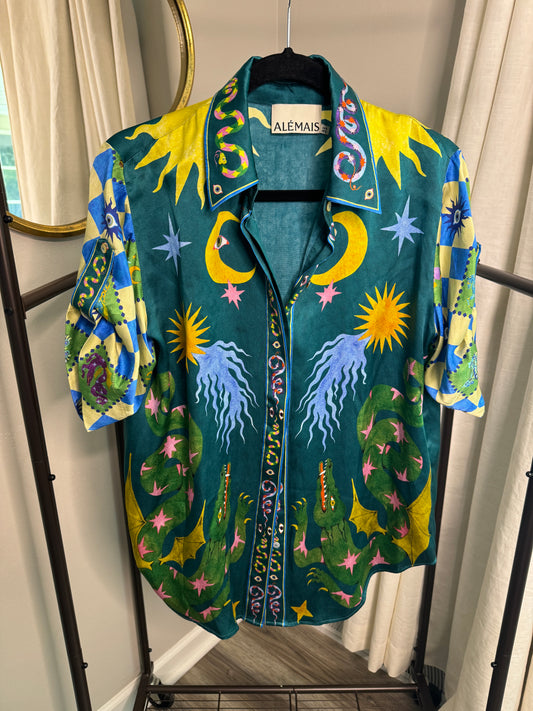 ALEMAIS Guardian Oversized Shirt size US 0