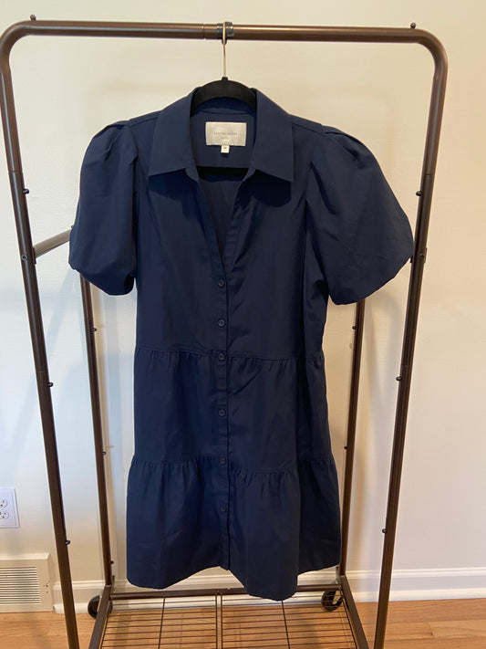 Brochu Walker Mini Havana Dress Navy size M