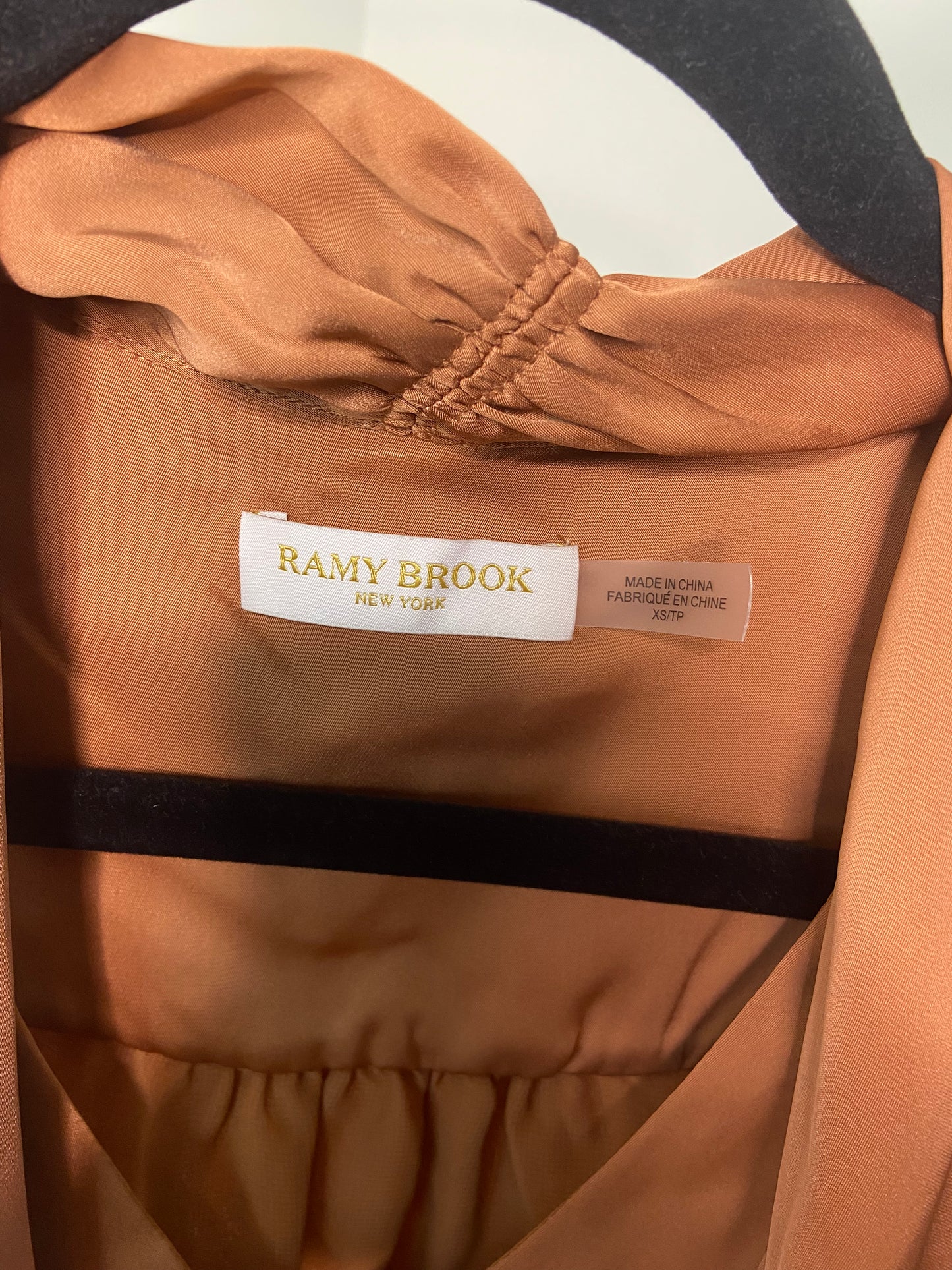 Ramy Brook Winnet Tie Neck Blouse size XS