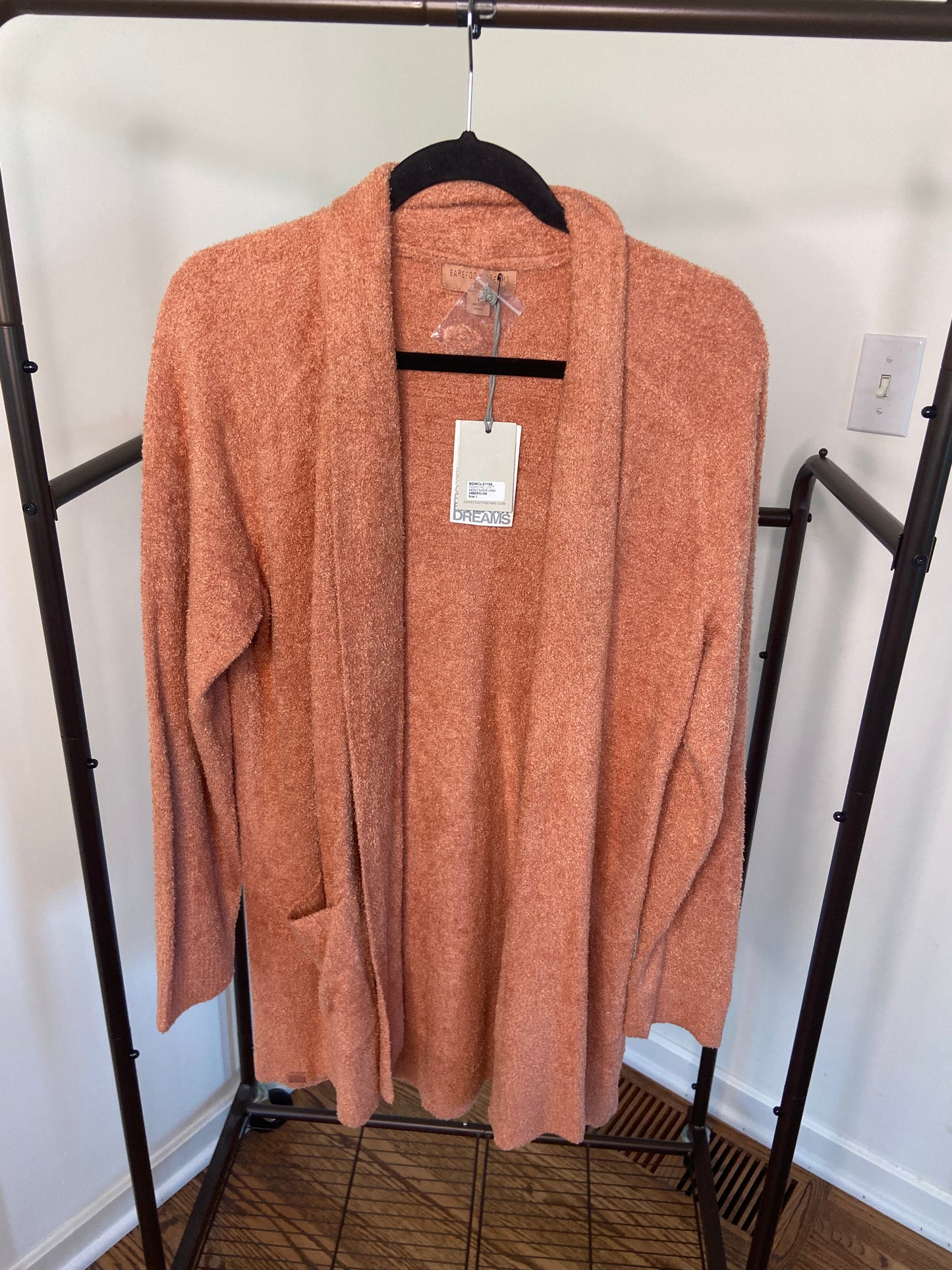 Barefoot Dreams Cozychic Lite Saddle Sleeve Cardigan size L