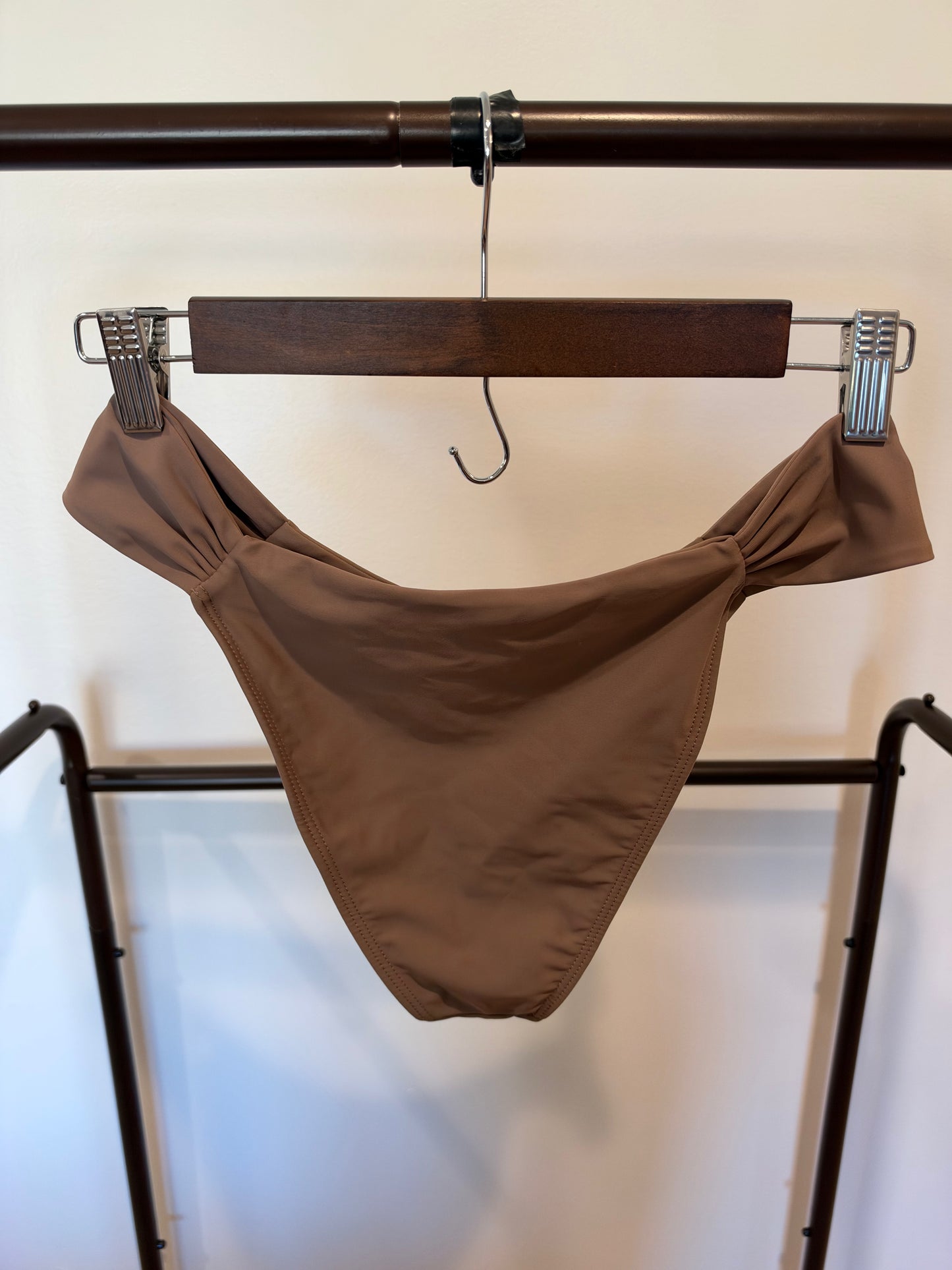 Nyud Bikini Set Blair Top size XL with Beau Bottom size L in Truffle