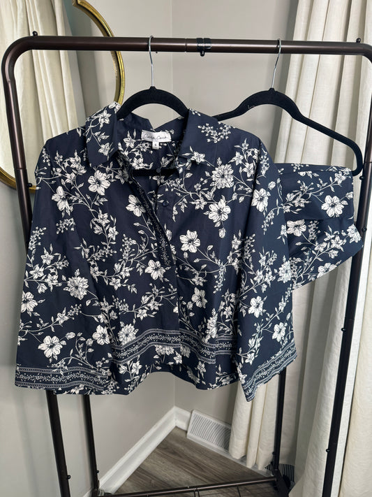 Cara Cara Erica Top and Trish Shorts SET size S