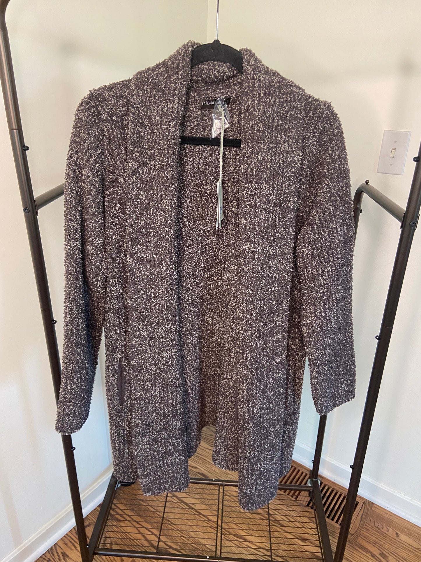 Barefoot Dreams Cabin Cable Cardigan size L