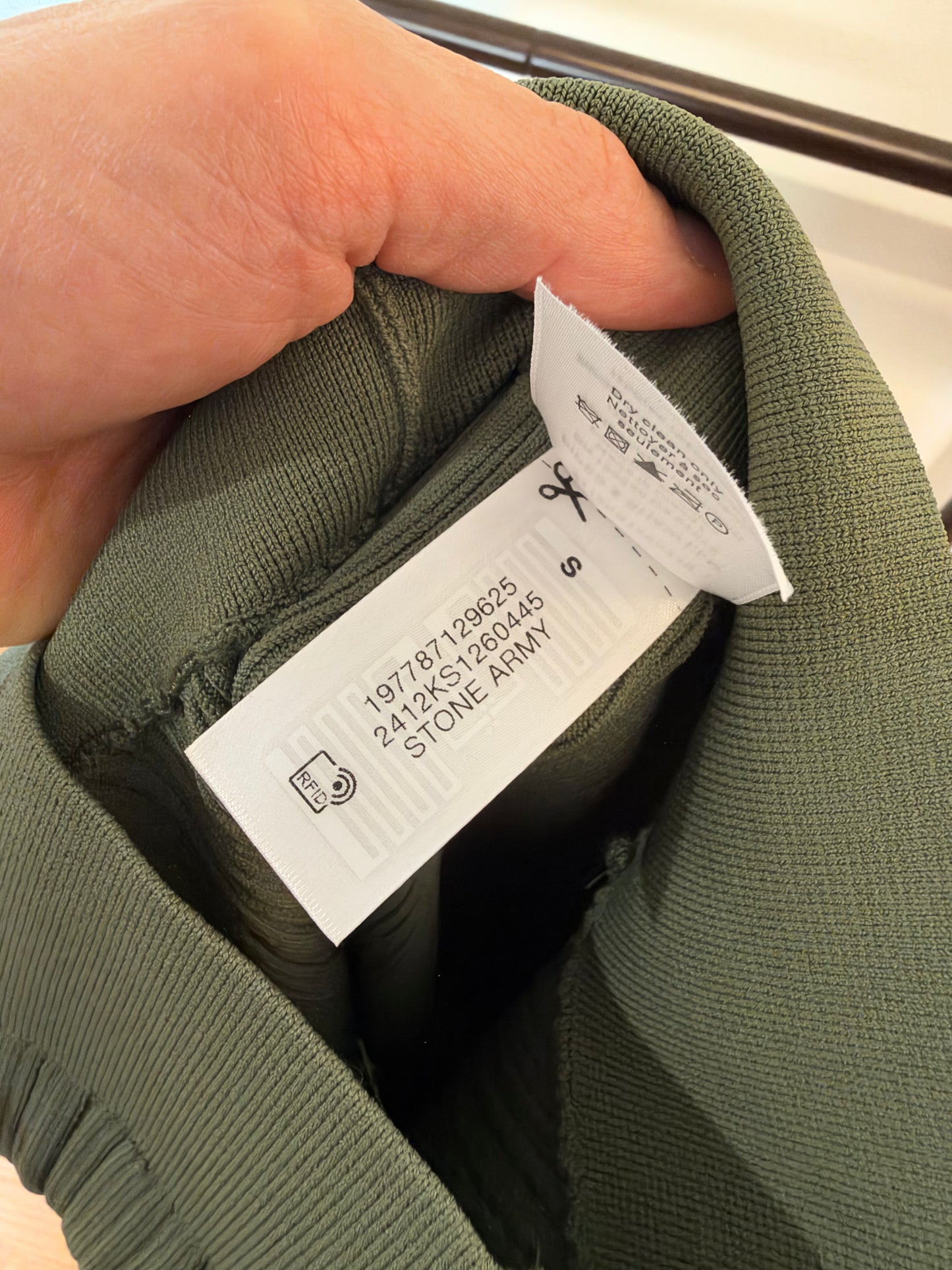 Veronica Beard Massaro Pants in Stone Army Green size S