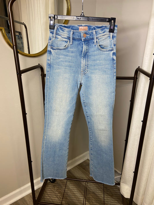 Mother The Hustler Ankle Fray Jeans size 23