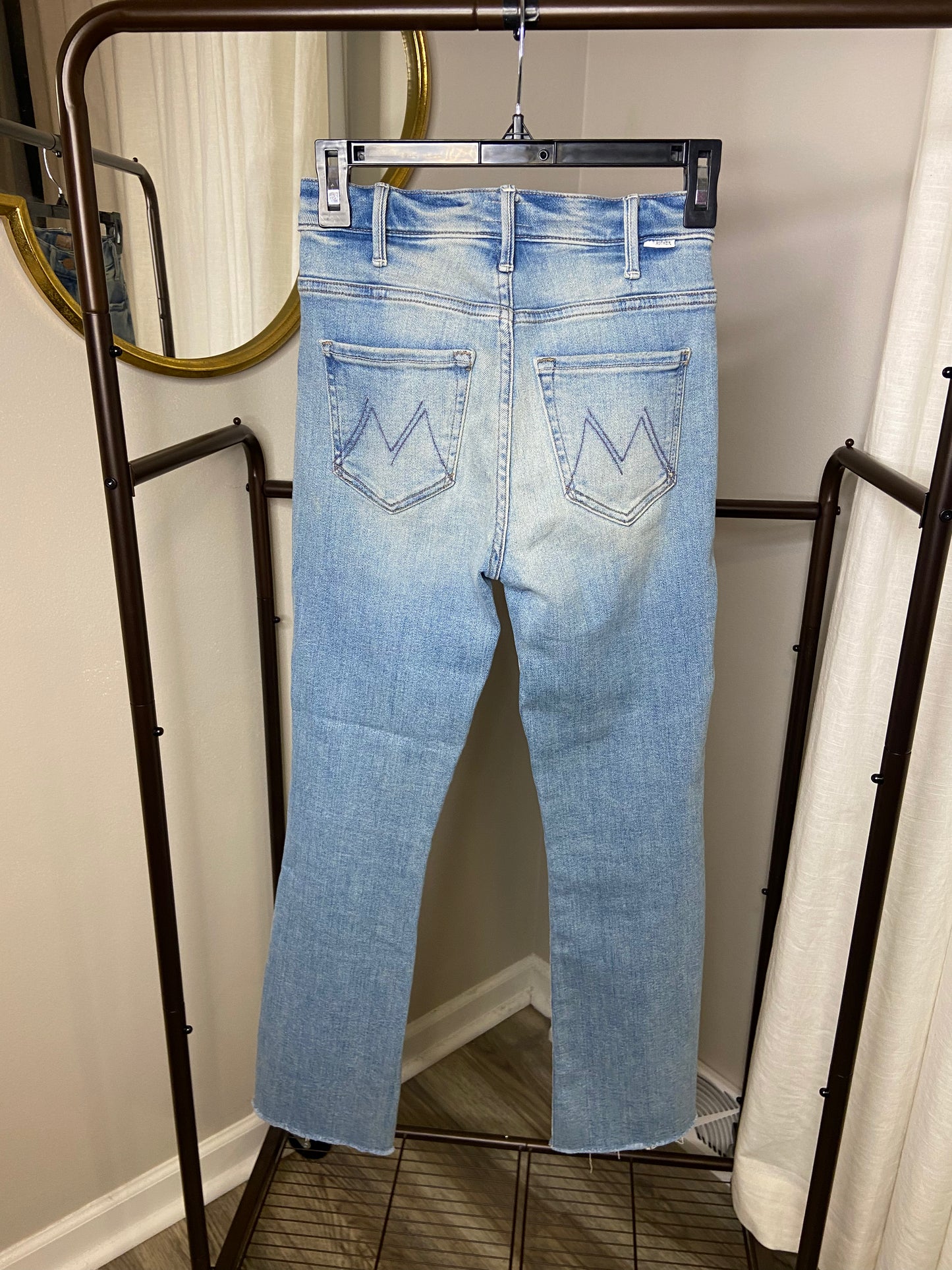 Mother The Hustler Ankle Fray Jeans size 23