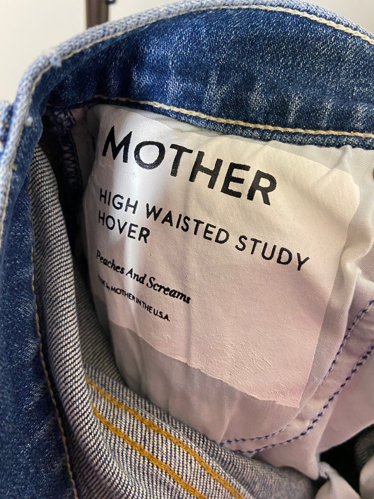 Mother High Waisted Study Hover Jeans size 26