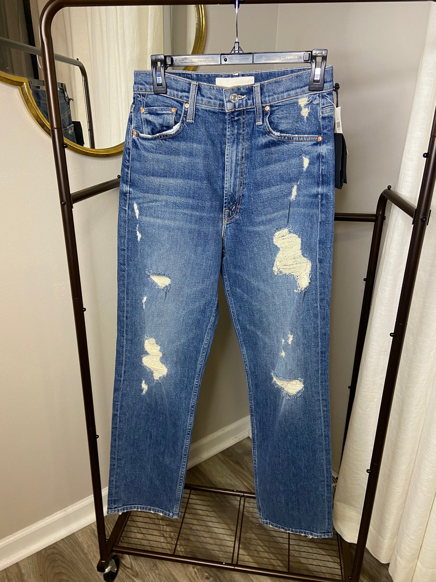 Mother High Waisted Study Hover Jeans size 26