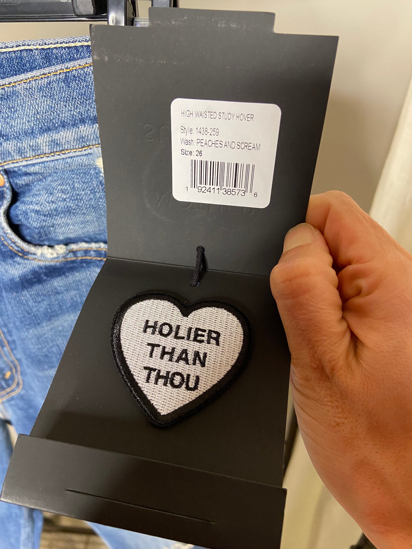 Mother High Waisted Study Hover Jeans size 26