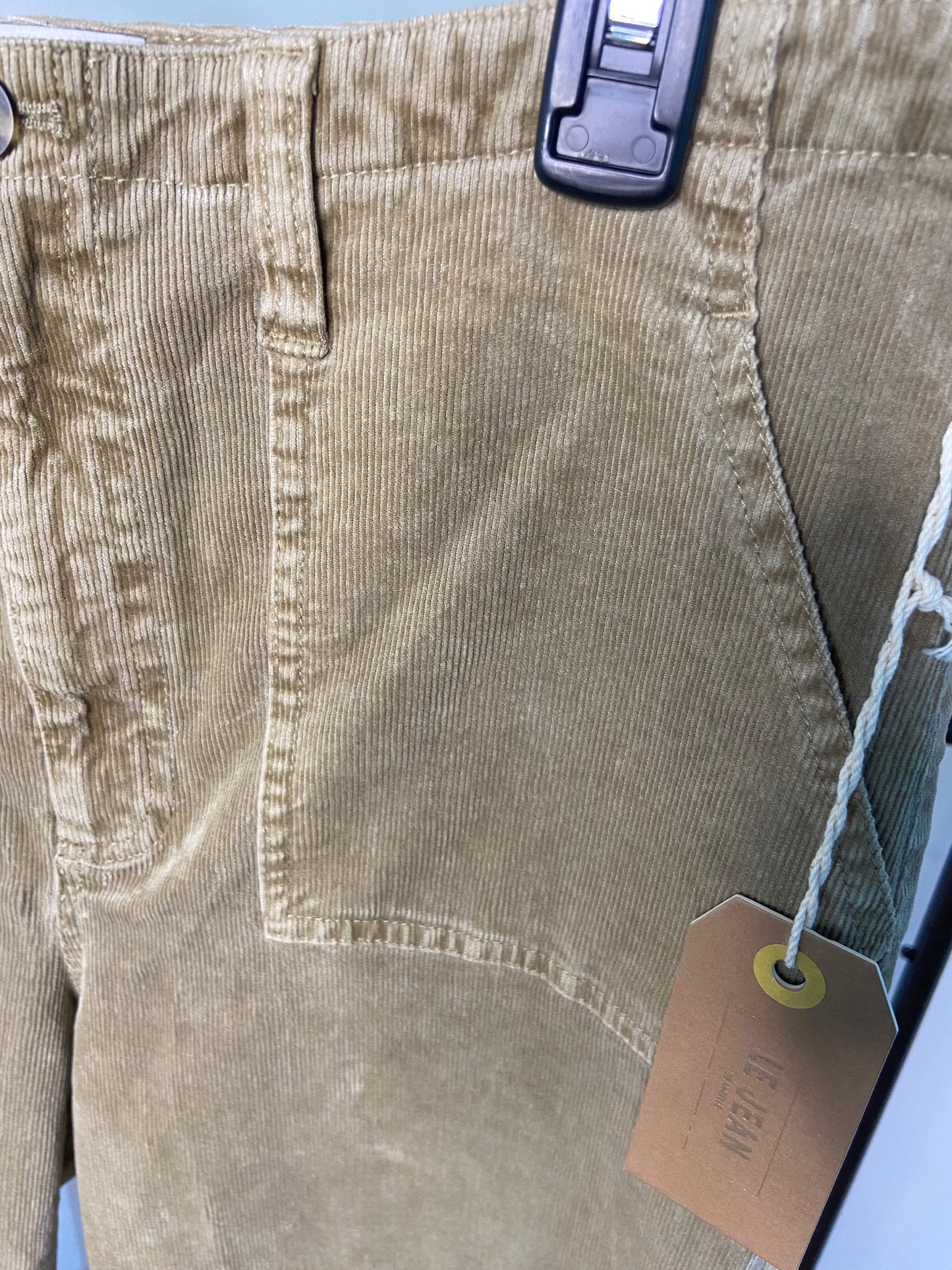 Le Jean Utility Soft Barrel Corduroy Pants size 30