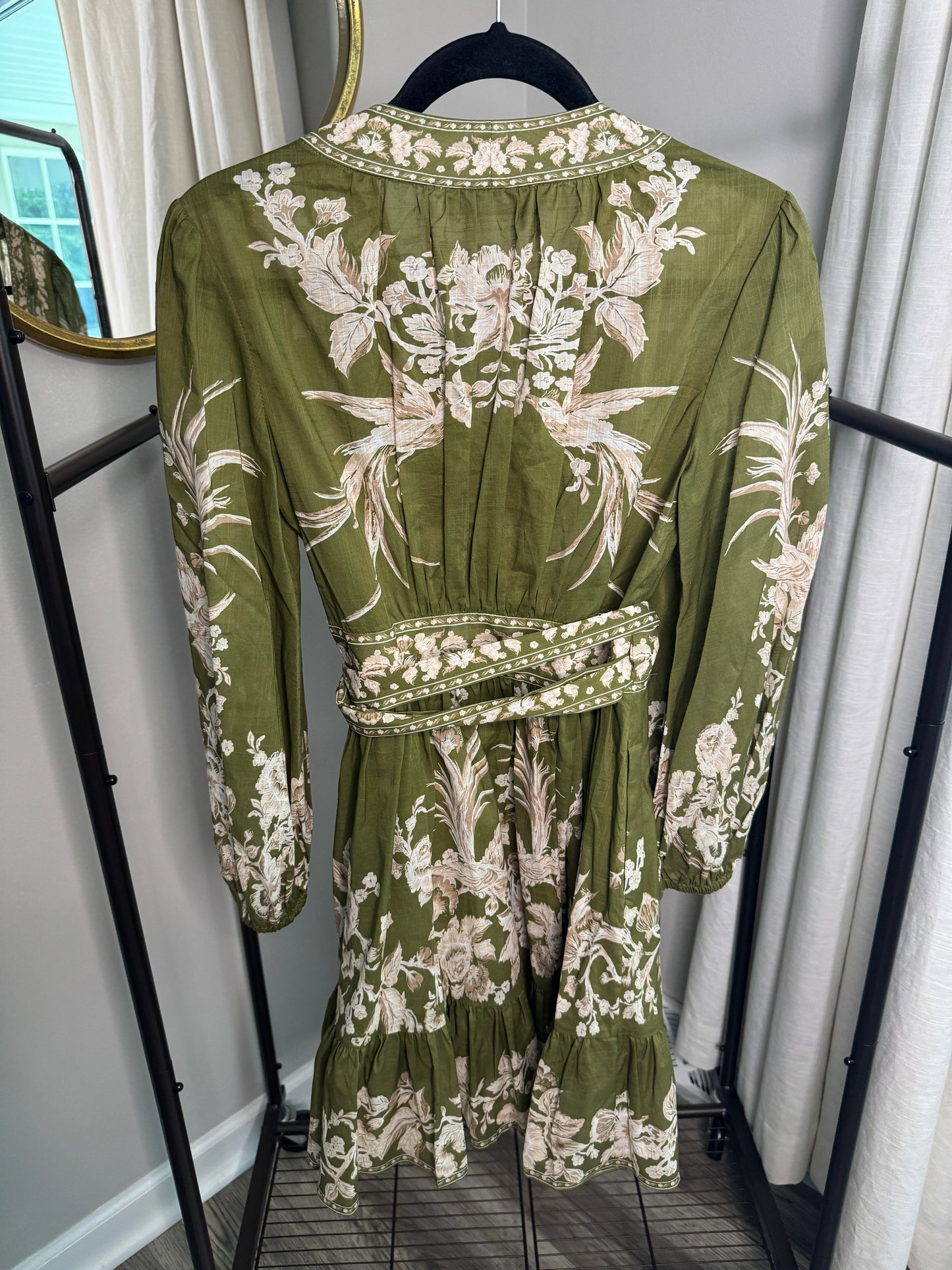 ZIMMERMANN Anneke Wrap Mini Dress size US 6