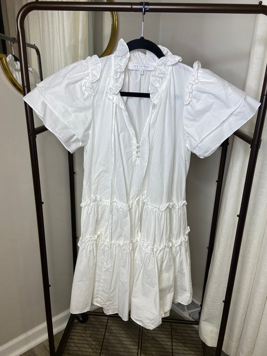 Hunter Bell Merritt White Mini Dress size XS
