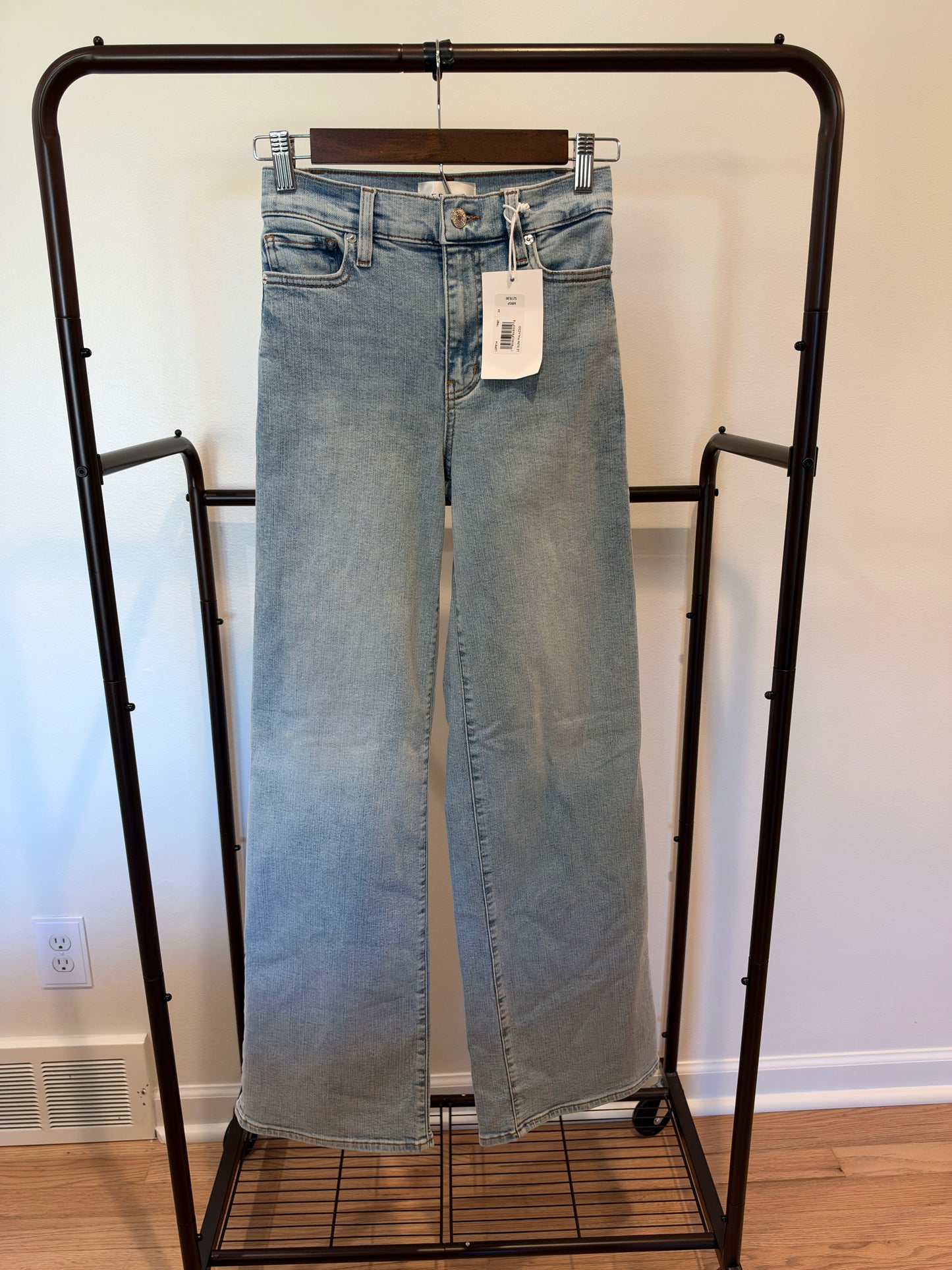Frame Le Slim Palazzo Jeans in Tribute Wash size 24