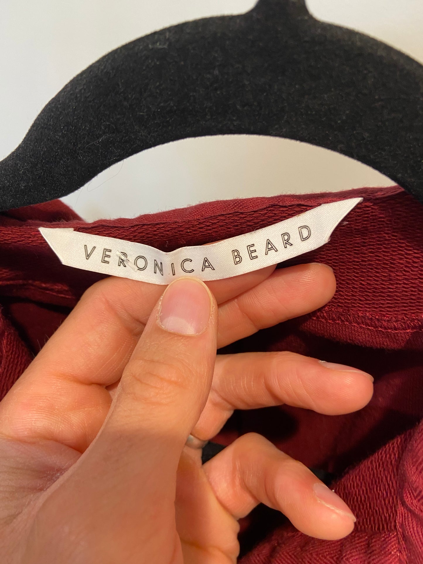 Veronica Beard Santos Cotton Dickey in Dark Red size OS