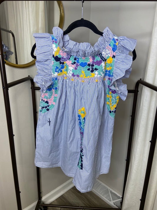 Mi Golondrina Olivia Arroyo de Flores Oscuras Top size XS