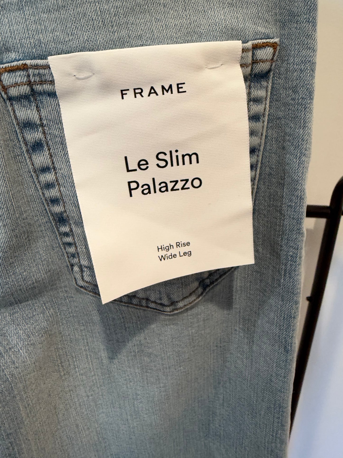 Frame Le Slim Palazzo Jeans in Tribute Wash size 24