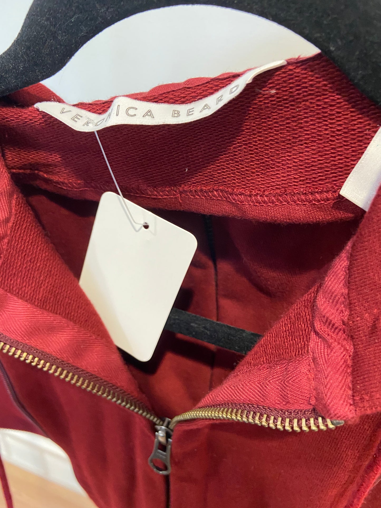 Veronica Beard Santos Cotton Dickey in Dark Red size OS