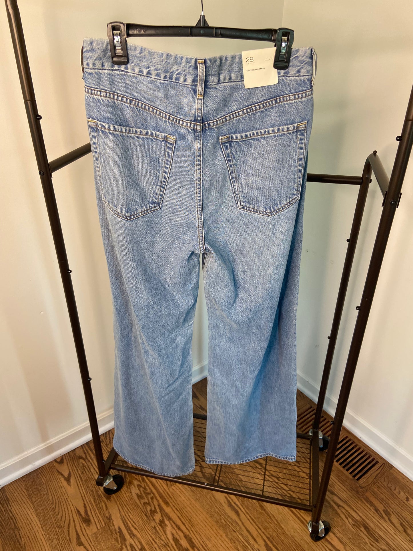 Citizens of Humanity Petra Pleated Trouser Jeans size 28