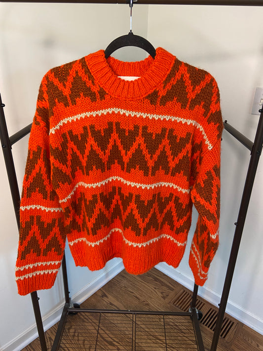 The Great Firestone The Folk Pullover Sweater size M