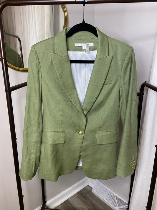 Veronica Beard Linen Dickey Blazer size 4