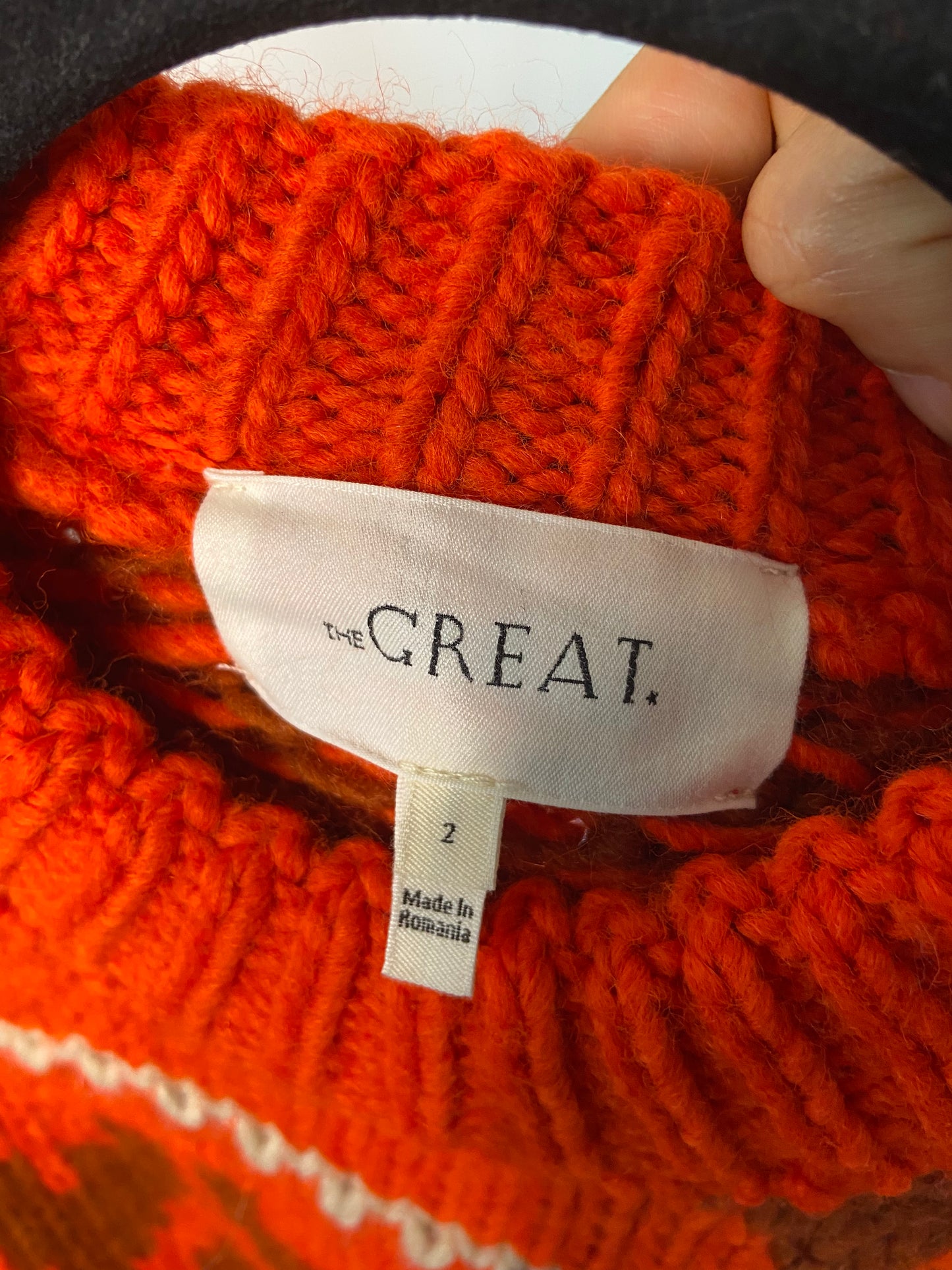 The Great Firestone The Folk Pullover Sweater size M