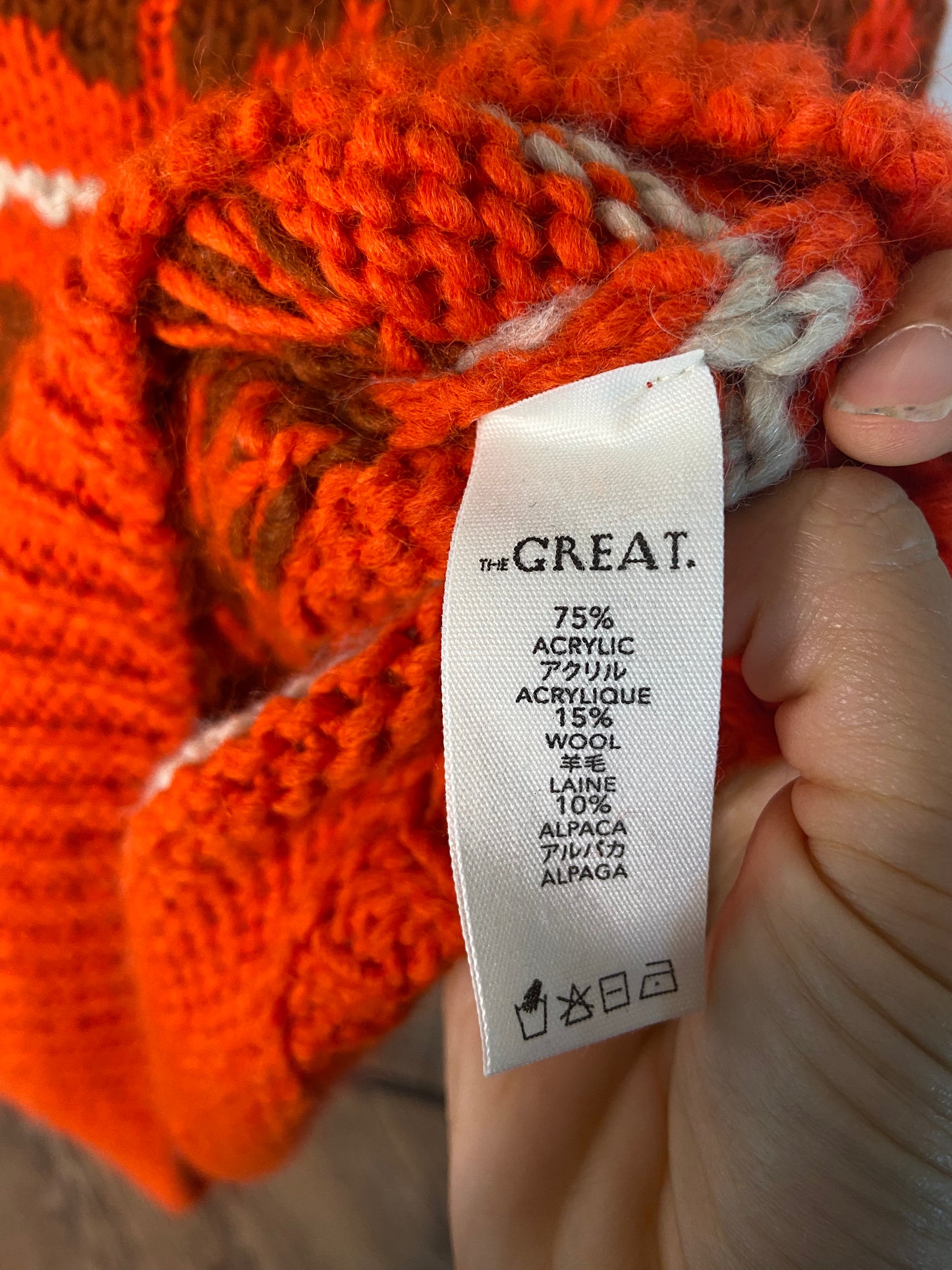 The Great Firestone The Folk Pullover Sweater size M