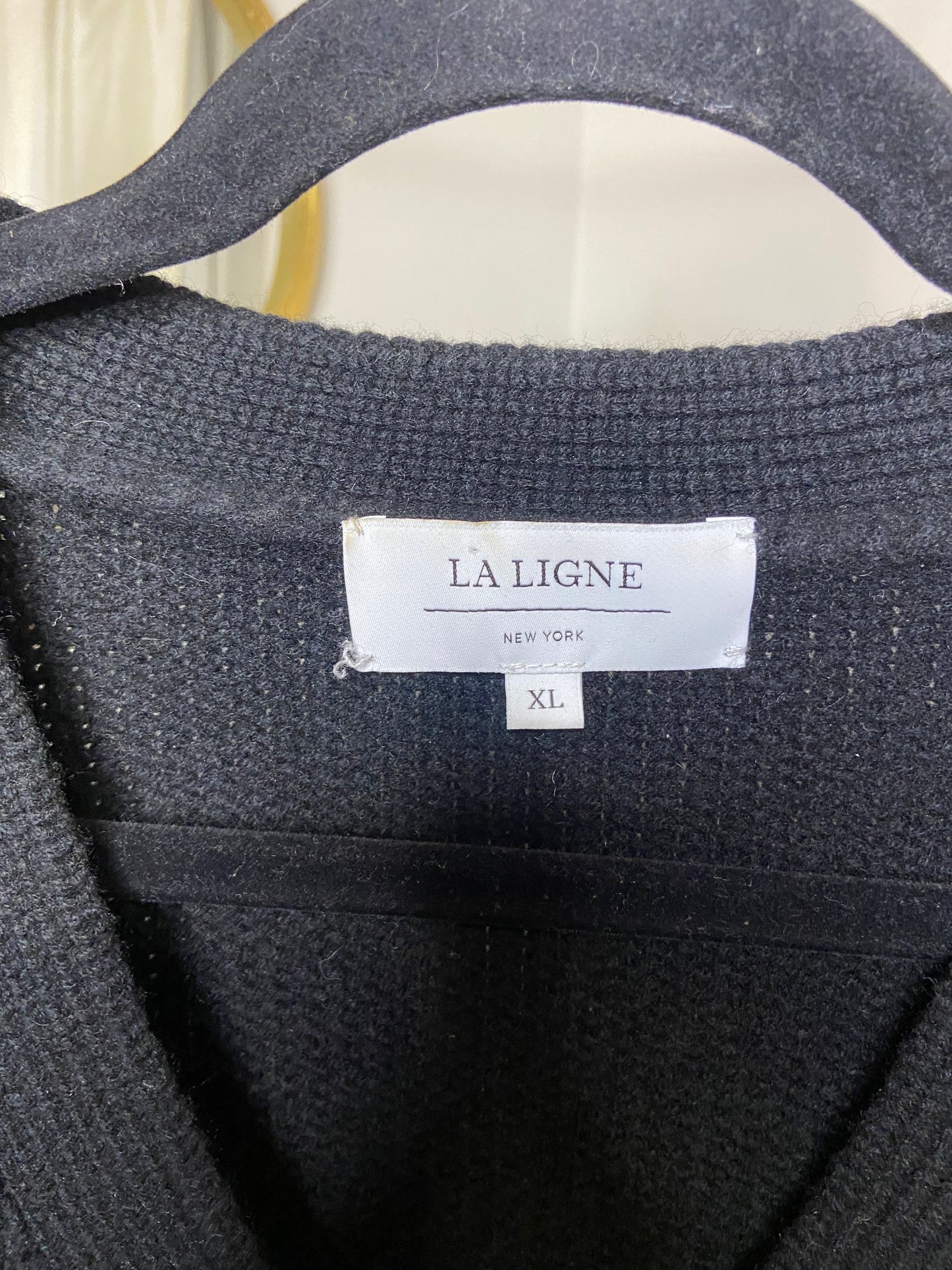 La Ligne Mini Marin Striped V Neck Cardigan size XL