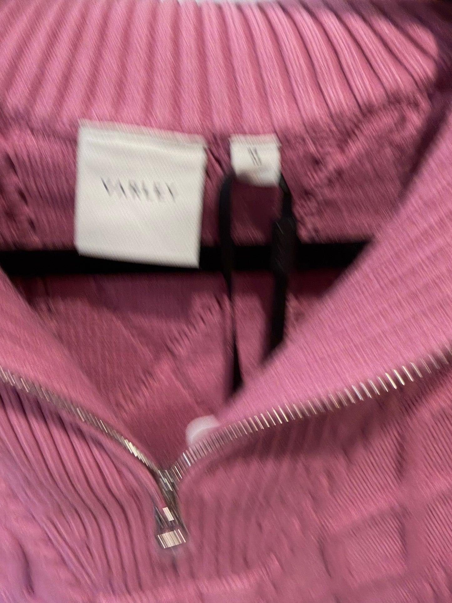 Varley Didi Relaxed Cable Half Zip Sweater size M