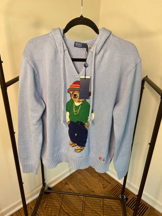 Polo Ralph Lauren Bear Hooded Sweater size M