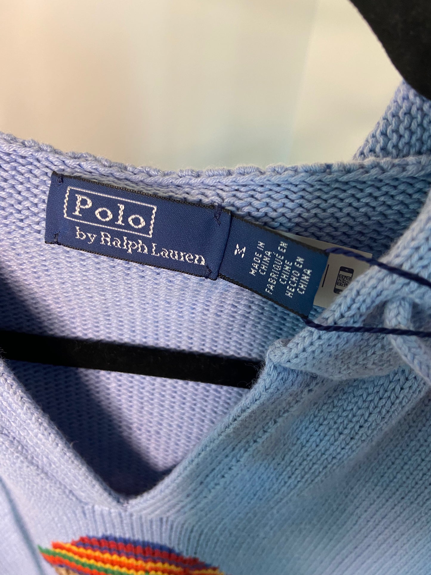 Polo Ralph Lauren Bear Hooded Sweater size M