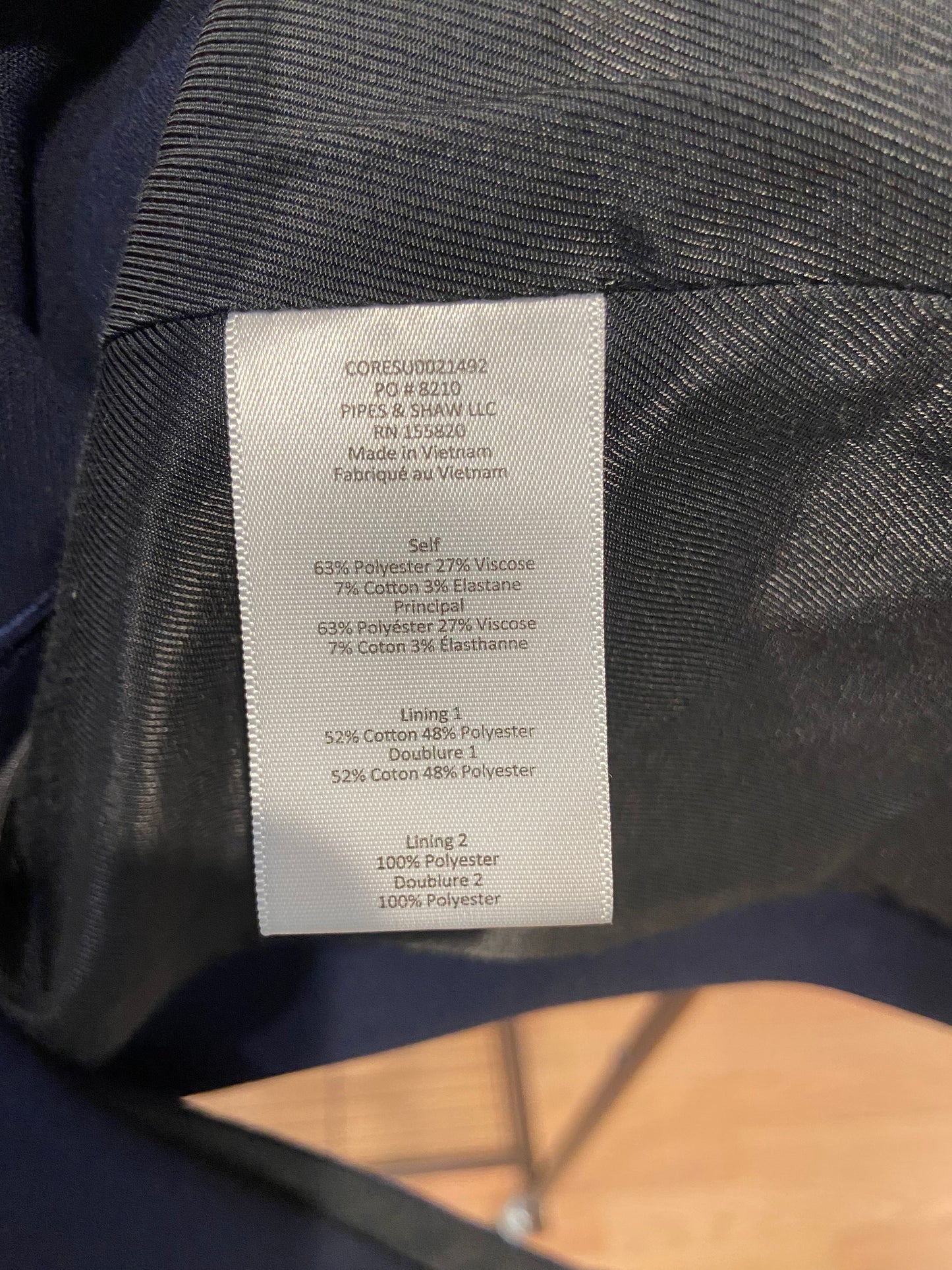 Veronica Beard Miller Dickey Jacket Navy Blue with Gold Buttons size 2