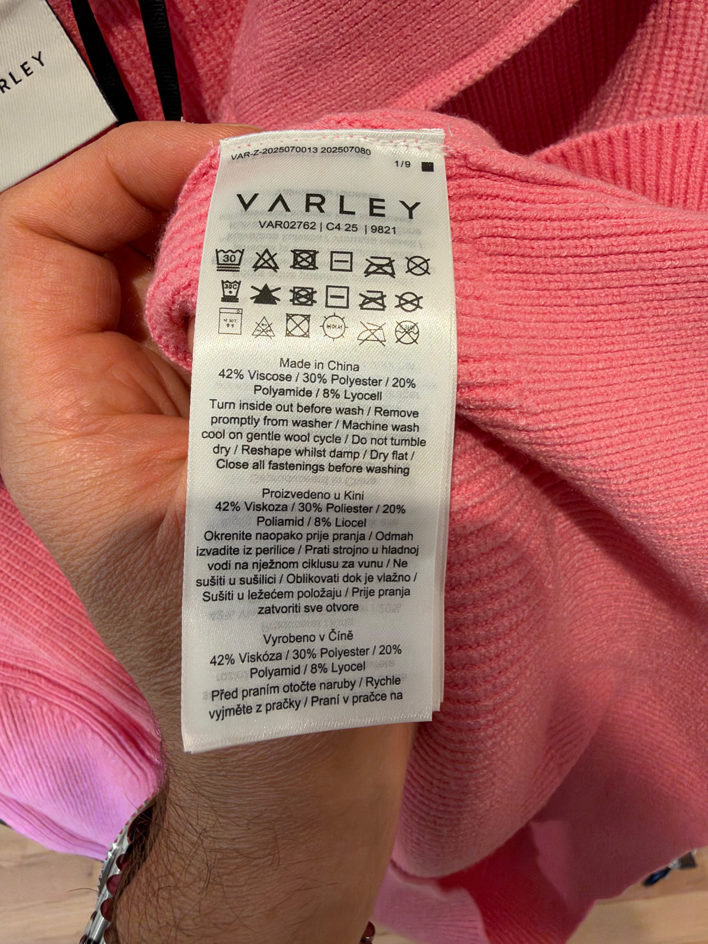 Varley Enrico Knit Jacket size L