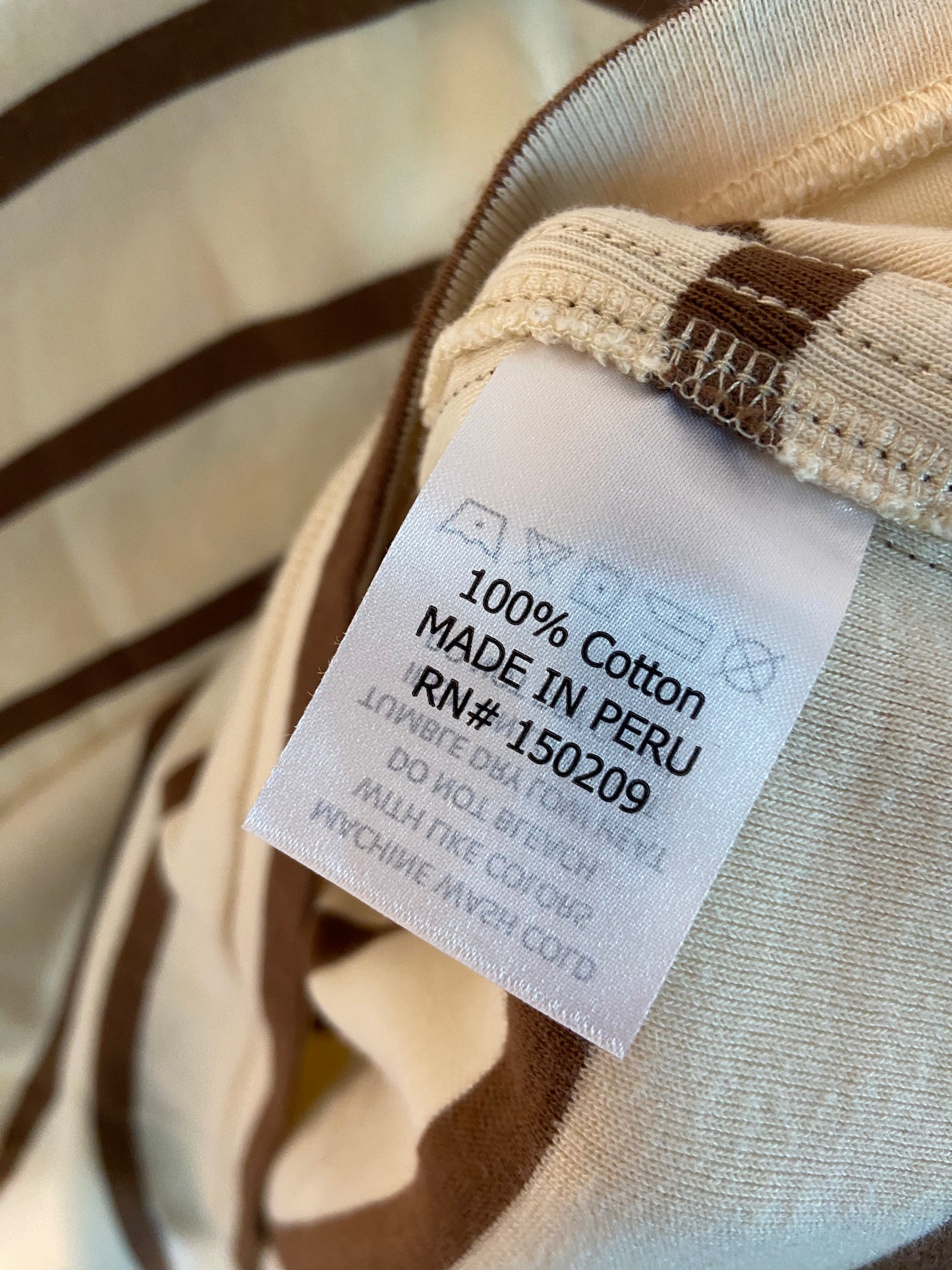 La Ligne Short Sleeve Breton Top size M