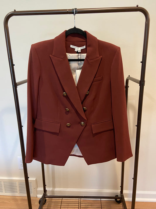 Veronica Beard Miller Dickey Jacket in Burnt Sienna size 10