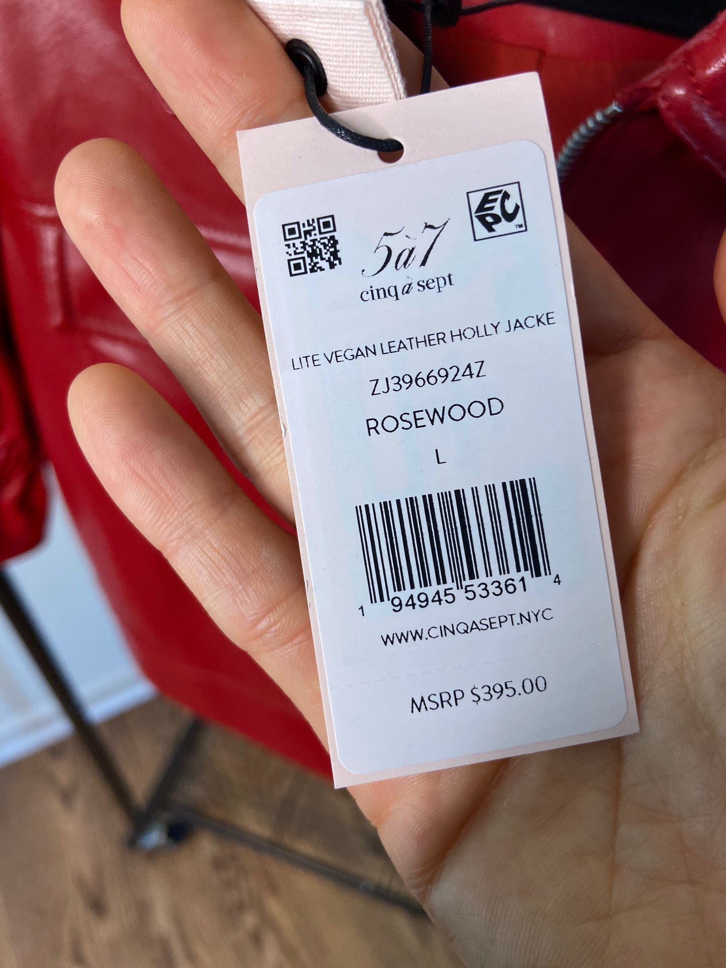 Cinq a Sept Holly Jacket in Rosewood size L