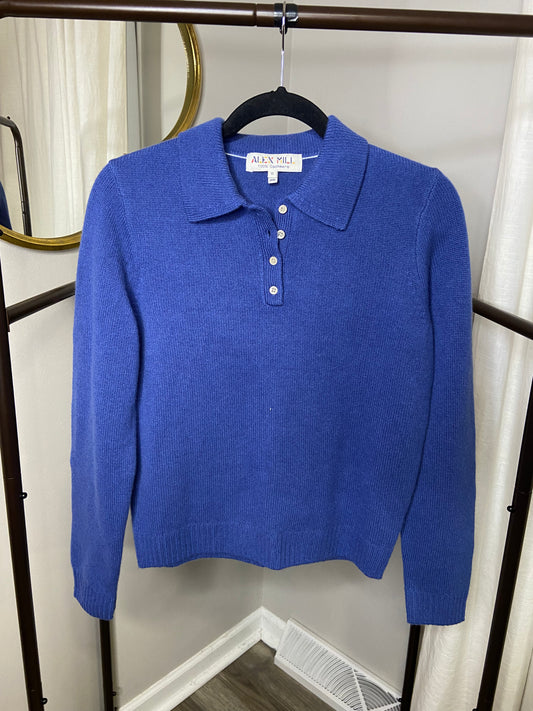 Alex Mill Alice Polo Cashmere Sweater size S