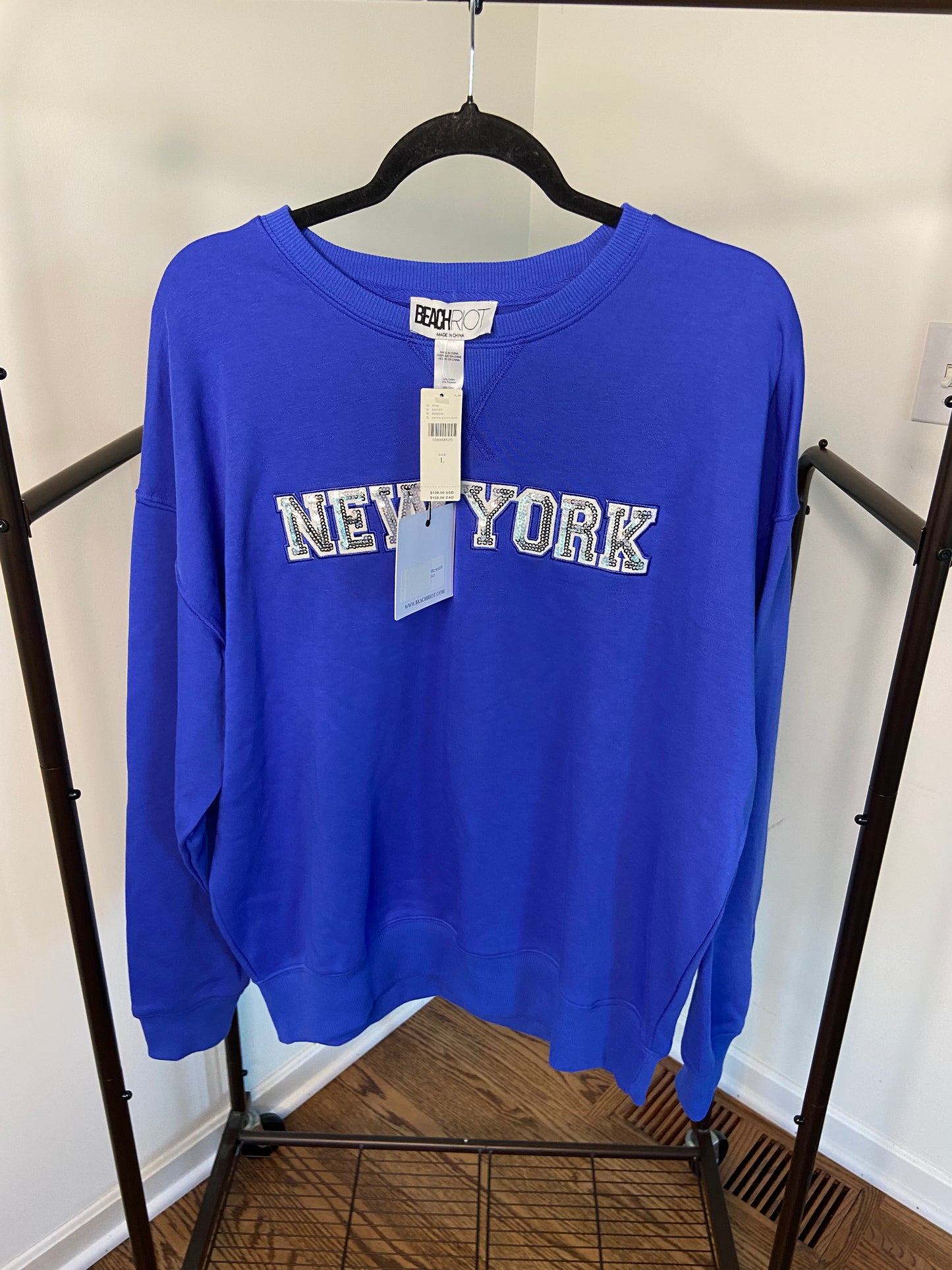 Anthropologie Beach Riot Dawn Sweatshirt size L