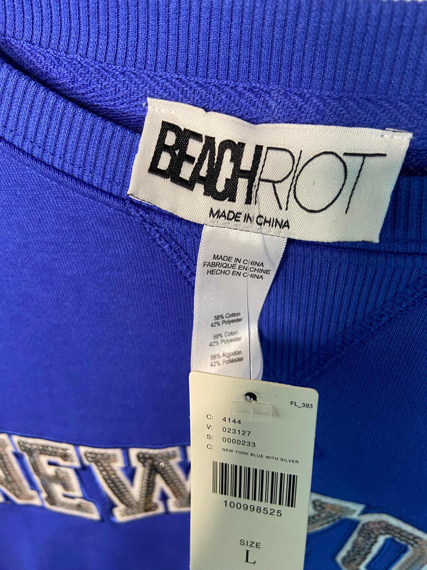 Anthropologie Beach Riot Dawn Sweatshirt size L