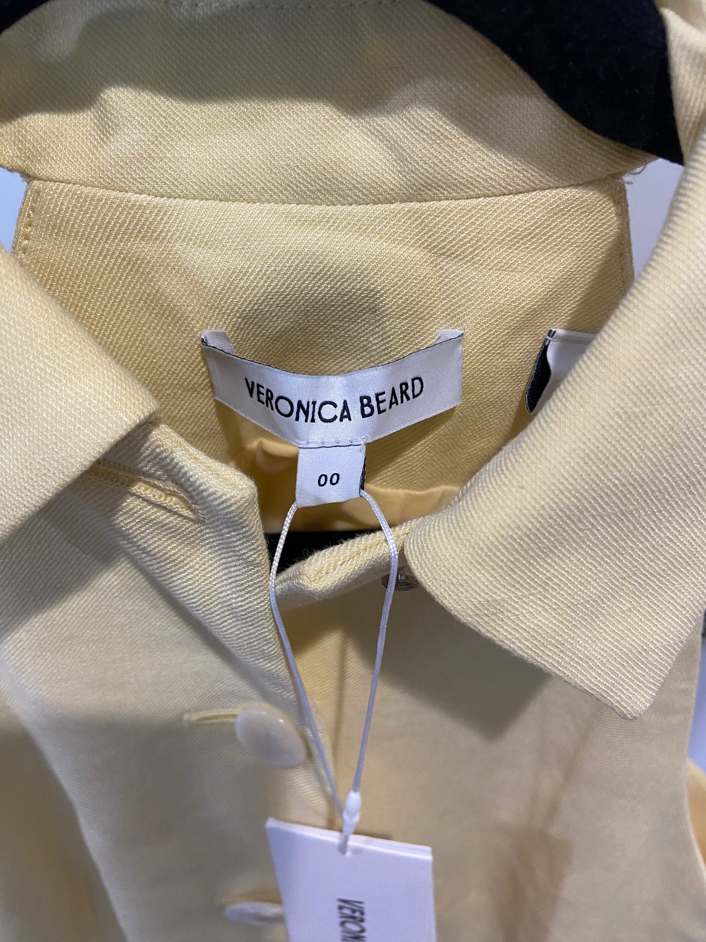 Veronica Beard Orlinda Vest in Chamomile Yellow size 00
