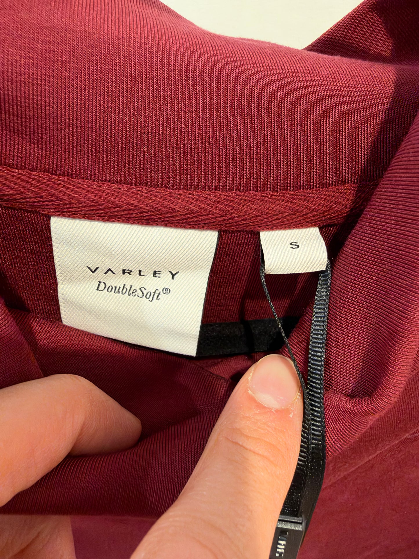 Varley Betsy Sweat Maroon Sweater in New Maroon size S